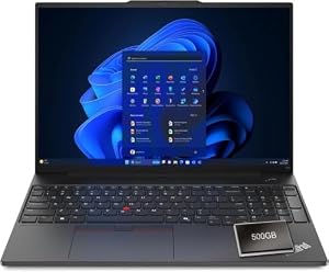 Lenovo ThinkPad E16 Laptop AMD Ryzen 7 7735HS 16GB DDR5 1TB SSD + 500GB HDD