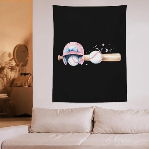 Tapiz de béisbol para pared que transforma tu sala con diseño vertical 6