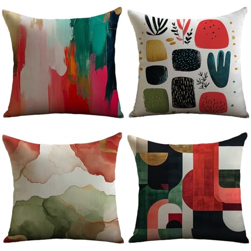 Cuscini Esterno Colorato Federe Cuscini Divano 40x40cm Cuscino Divano Moderno Velluto Copricuscini Decorativi Doppia Faccia Stampa Fodera per Cuscino per Sedia Camera Arredo Esterni Giardino JL-453