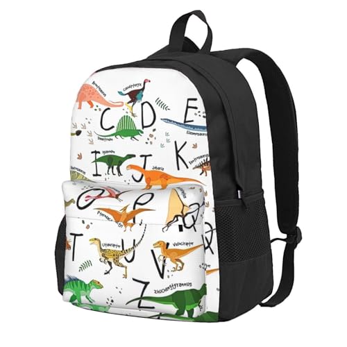 Sac à dos d'apprentissage dinosaures résistant à l'eau pour trajets quotidiens