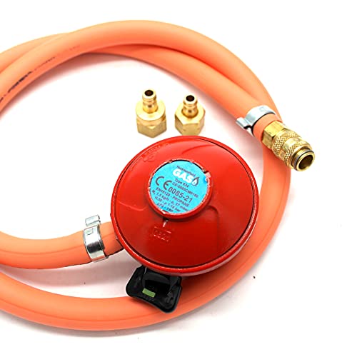 Huddersfield Gas Branded Universal Quick Release 27mm Patio gas BBQ kit fits 5/8 UNF & 1/4 Bsp LHT