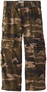 The Children's Place Big Boys' Pull-On Cargo Pant, Olive Camo, 8