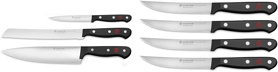 WÜSTHOF Gourmet 2-Piece Chef's Knife Set,Black