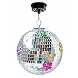 Spiegelkugel, Discokugel Spiegel,8 Zoll Lareg Discokugel für Outdoor-Requisiten...