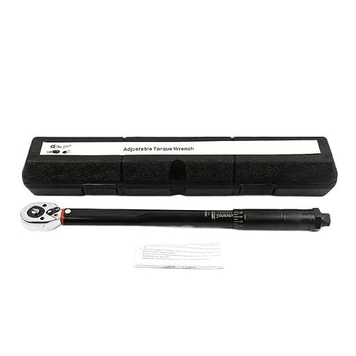 Guochenjie 3-8 5-60N.m Allen Key Set 2-210N.m Torque Wrench 1/2'' 3/8'' 1/4'' Square Drive Preset Bicycle Torques Key Two-Way Ratchet Car Bike Automotive Hand Tools Hand Tools(3-8 5-60N.m)