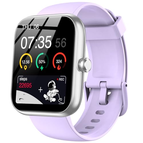 Smart Watch with Alexa Built-in, 1.83" HD Touchscreen, Bluetooth Calling
