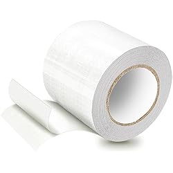 Cinta adhesiva para reparación de lonas de polietileno, 5 m x 8 cm, para lona tejida, cubiertas de camión, estores, tiendas de campaña