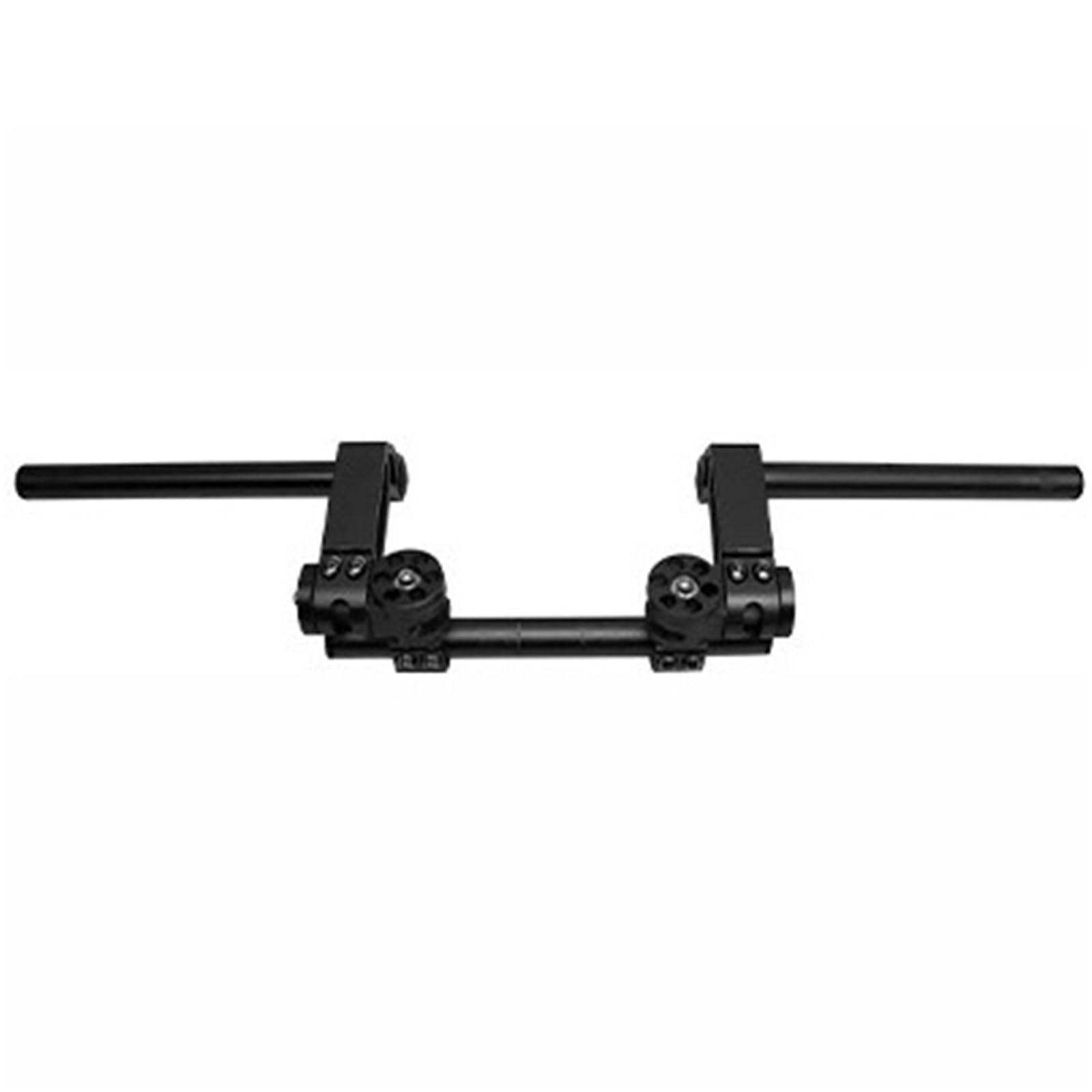 Kierownica motocykla CNC regulowana kierownica 7/8 "zdejmowany uchwyt System 125cc pitbike Dirt Motocross skuter Motocyklowa Bilans Bilansowy Wykonany(Black)