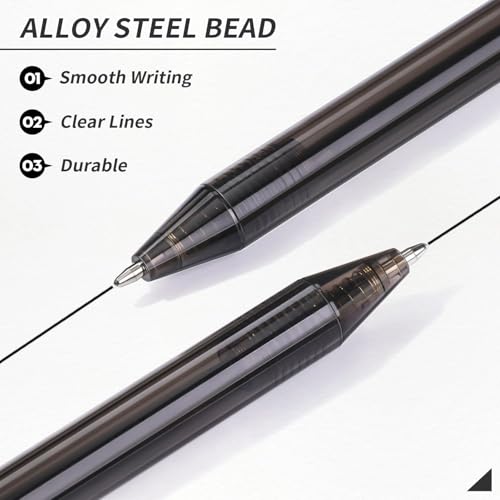 Sikao Black Pens, 1 count (Pack of 60) - Image 3