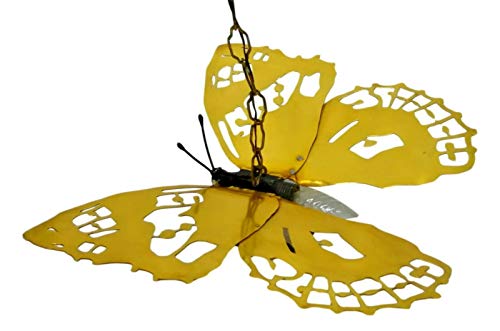  Generico Lampada Applique lampadario Farfalla in Ottone Originale Anni 60 Vintage modernariato