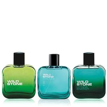 Wild Stone Edge, Hydra Energy and Forest Spice Perfume for men,50 ml each(Pack of 3)