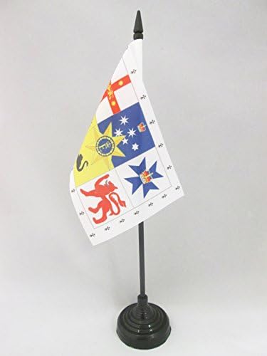 AZ FLAG, Kingdom of Australia Table Flag 4'' x 6'', Royal Australian Office Mini Banner 100% Polyester 15 x 10 cm