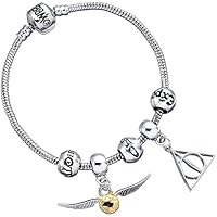 The Carat Shop - Pulsera chapada en plata de Harry Potter