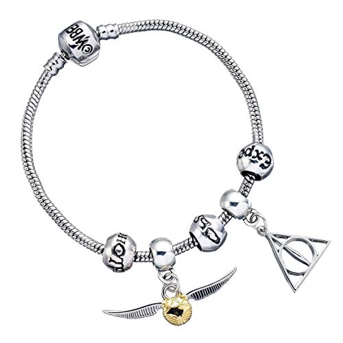 The Carat Shop - Pulsera chapada en plata de Harry Potter