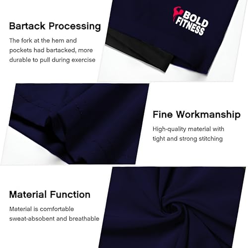 Image of 2 in 1 Active Dual Shorts with Inner Tights Layer | Men's Double Layer Short for Running, Gym & Sports