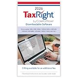 ComplyRight 2026 TaxRight Software Downloadable Card, State and Federal Tax Preparation Program