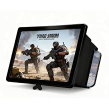 Screen Magnifier Amplifier,3D HD Mobile Phone Magnifier Projector Screen for Movies,Videos,and Gaming.Foldable Mobile Phone Holder with Screen Magnifier,Supports All Smartphones,A Smart GiftBlack