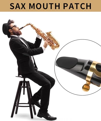 image for Uadbau 64Pcs 0.8mm Thick Saxophone and Clarinet Mouthpiece Cushion - A