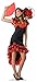 Produktbild Folat 21934 Spanischen Flamenco-Kleid, Schwarz, Rot, S-M