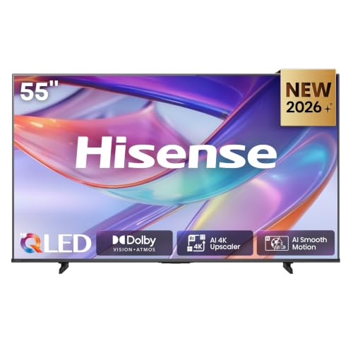 Hisense 55E7DS Smart TV 2026 QLED 55" (139 cm) 4K Noir