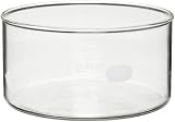 Corning Pyrex 3140-190 Borosilicate Glass 2500mL Heavy Duty Rim Crystallizing Dish, 190mm Diameter x 100mm...
