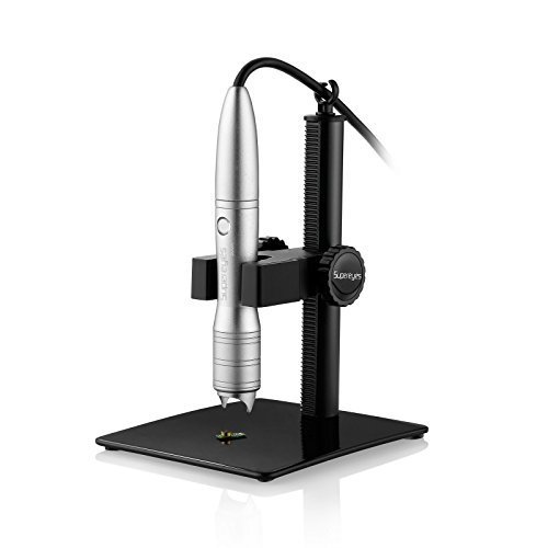 Supereyes A005+ 5.0MP 1~500X Fine-Auto Focus Handheld USB Digital Microscope Loupe Magnifier with LED Metal Stand