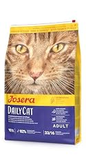 JOSERA DailyCat (1 x 10 kg) | Adult | Premium Trockenfutter für ausgewachsene Katzen | Geflügel & Süßkartoffel | erlesene Kräuter & gesunde Früchte | getreidefrei | Katzenfutter | 1er Pack