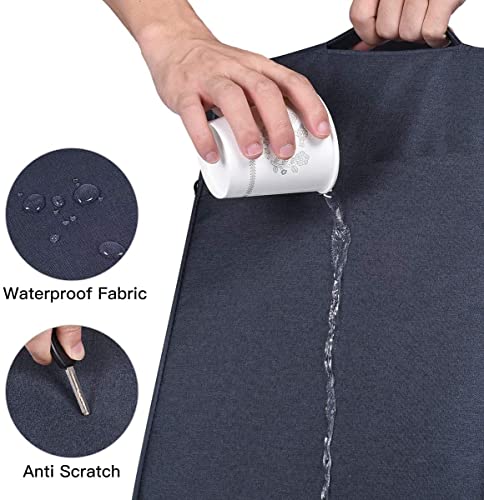 Image of Dynotrek Zipper 14 Inch Laptop Sleeve Case Cover Computer Bag with Charger Pouch Handle for Chromebook /Stream /Inspiron /IdeaPad /Acer Spin 3 /ZenBook MacBook Pro (Denim Blue)