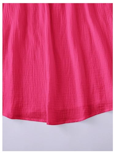 Image of SOLY HUX Women's Summer Cami Sun Dress A Line Tie Shoulder Y2k Cute Casual Short Mini Beach Babydoll Dresses