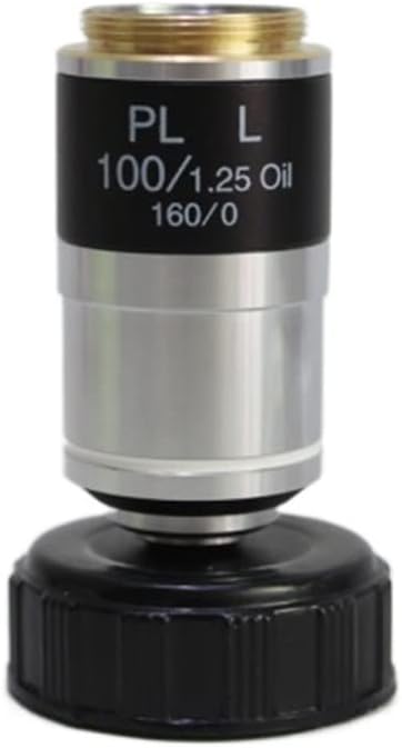 Microscope Kit Plan Achromatic Biological Objective Lens, for Microscope Microscope Lens Adapters (Color : 80 Times)