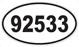 US Decal, Inc. Number 92533 Oval Sticker