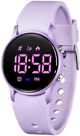 BEN NEVIS Kids Watch for Boys Girls Waterproof Digital Watch for Kids with Pedometer, Vibration Alarm Clock, Stopwatch, Calendar, No App for Ages 5-18