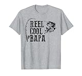 bapa fishing: mulinello cool bapa regalo divertente maglietta
