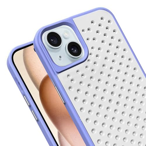 Image of Amazon Brand- Solimo Basic Case for Apple iPhone 15 (Silicone Purple)