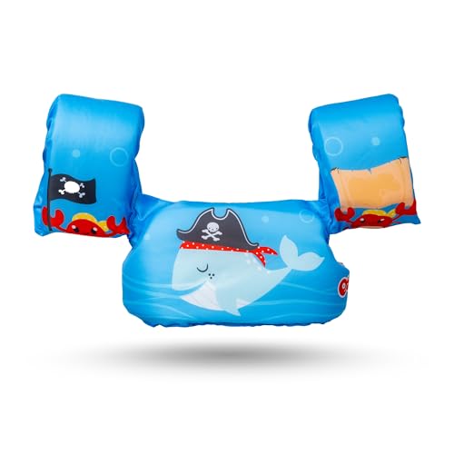 OSHYLE Gilet de Bain Flottant, Enfants Gilet de Flottement de Natation, Gilet Brassard Piscine, Brassards de Natation Gilet Piscine Enfant, Aide à la Natation...