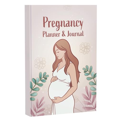 Image of KAANUKA 40 Weeks Pregnancy Planner & Journal | Milestone & Trimester Tracker | Bump Gallery | Ultra Sound List | Pregnancy Meal Planner | Birth Story | Baby Vaccination Tracker | Fun Activity | Perfect Pregnancy Gift for New Moms