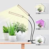 GHodec LED Grow Light,138LEDs Plant Light for Indoor Plants,Clip Plant Growing Lamp with Full Spectr