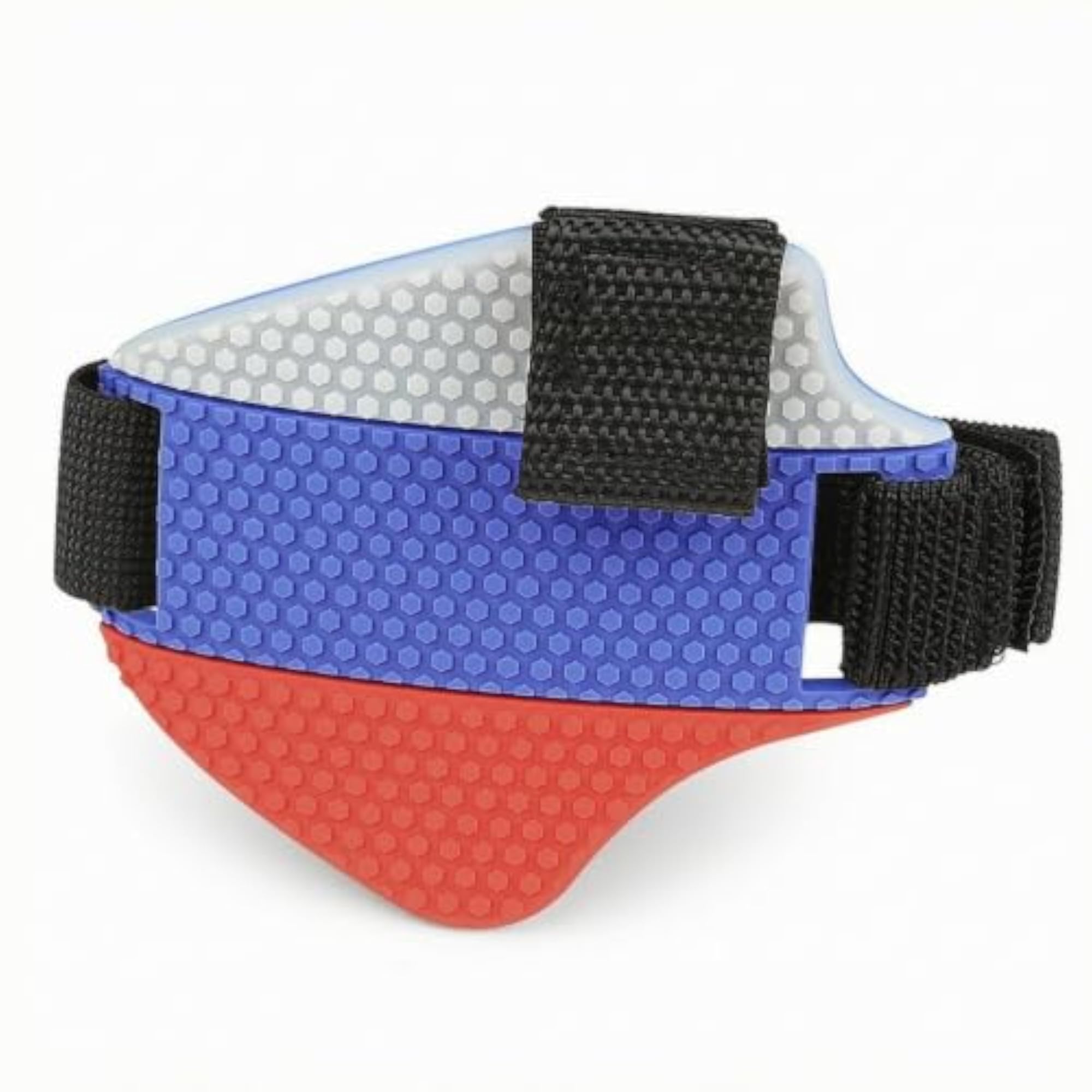 Motorcycle Shoe Protector with Hook and Loop Closure Honeycomb-Textured