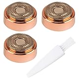 3pcs Women's Electric Shaver Replacement Heads, Compatible with NEW Finishing Touch Flawless Facial Hair Remover Gen 3，Soft Facial Hair Remover Replacement Heads，Ideal for Daily Use
