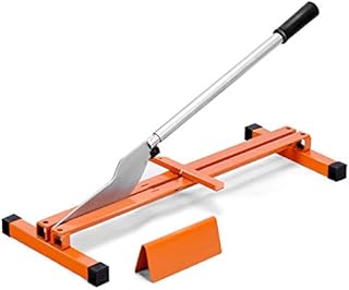 COSTWAY Laminatschneider, Schneidegerät für Laminat, Parkettschneider Schnittstärke bis 12mm / 48cm Griff / 210mm-300mm Schnittbreit