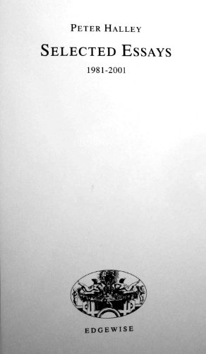 Selected Essays: 1981-2001 1893207269 Book Cover