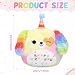 Imagen de Giugio Happy Birthday Peluche de 20 cm Arco Iris Perro Peluche Happy Birthday Cartoon Cojín de Peluche Colorido Arco Iris Animal