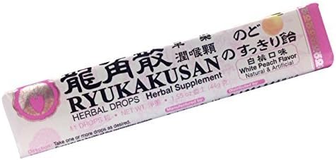 Ryukakusan Herbal Drops - 11 Drops By Solstice-White Peach Flavor by Ryukakusan
