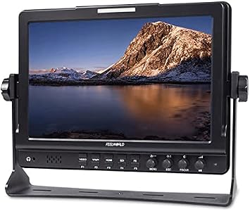 Feelworld FW1018V1 10.1" 4K IPS 1920x1200 I HDMI Camera-Top Monitor with Peaking,Histogram,False Colors,Exposure