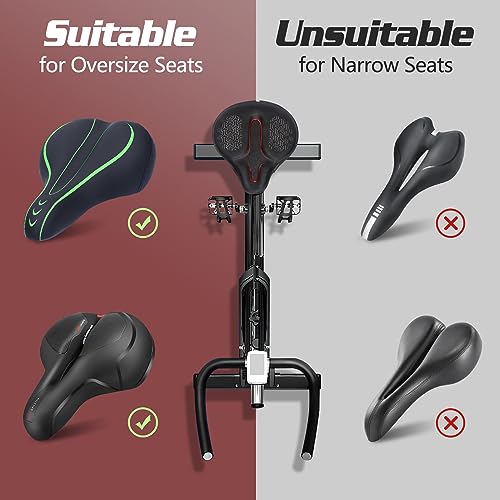 image for Zacro Wide Bike Seat Cushion, Gel Padded Large Bike Seat Cover for Men