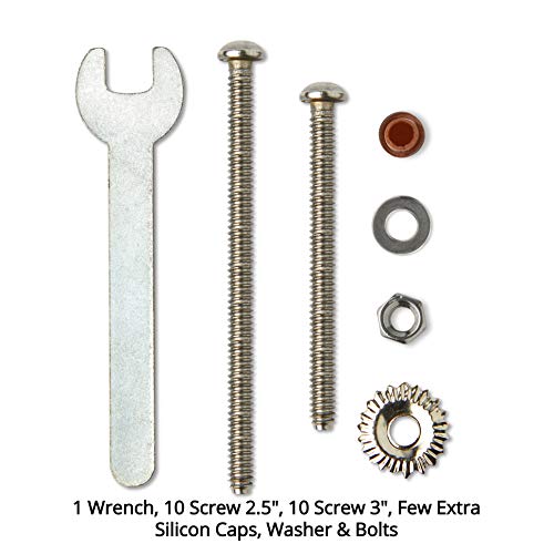 Knobknob Set Of 12 Handmade Ceramic Knobs | 3 Colour Design Ceramic Cabinet Knobs | Drawer Pulls For Home, Kitchen, Bathroom Or Office | Drawer Knobs Comes With Wrench, Screw Cap & Extra Screws (Blue) #TOP1