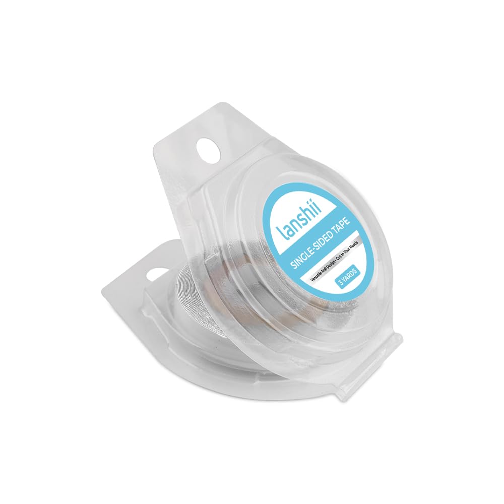 Hair Extension Tape 3 Yards Single-Sided Tape Roll Ultra-Hold Waterproof Tape Roll for Invisible Extensions Hair System Tape Replacement Tape in Extensions Easy to Cut