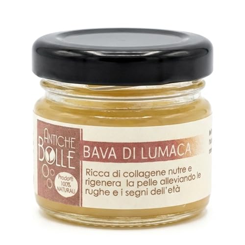 Unguento alla Bava di Lumaca 100% Naturale con Olio di Girasole e Vitamina E - Crema Viso Notte Anti-Rughe Rigenerante per Pelli Mature - Idratazione Profonda ed Effetto Tensore su Viso e Décolleté