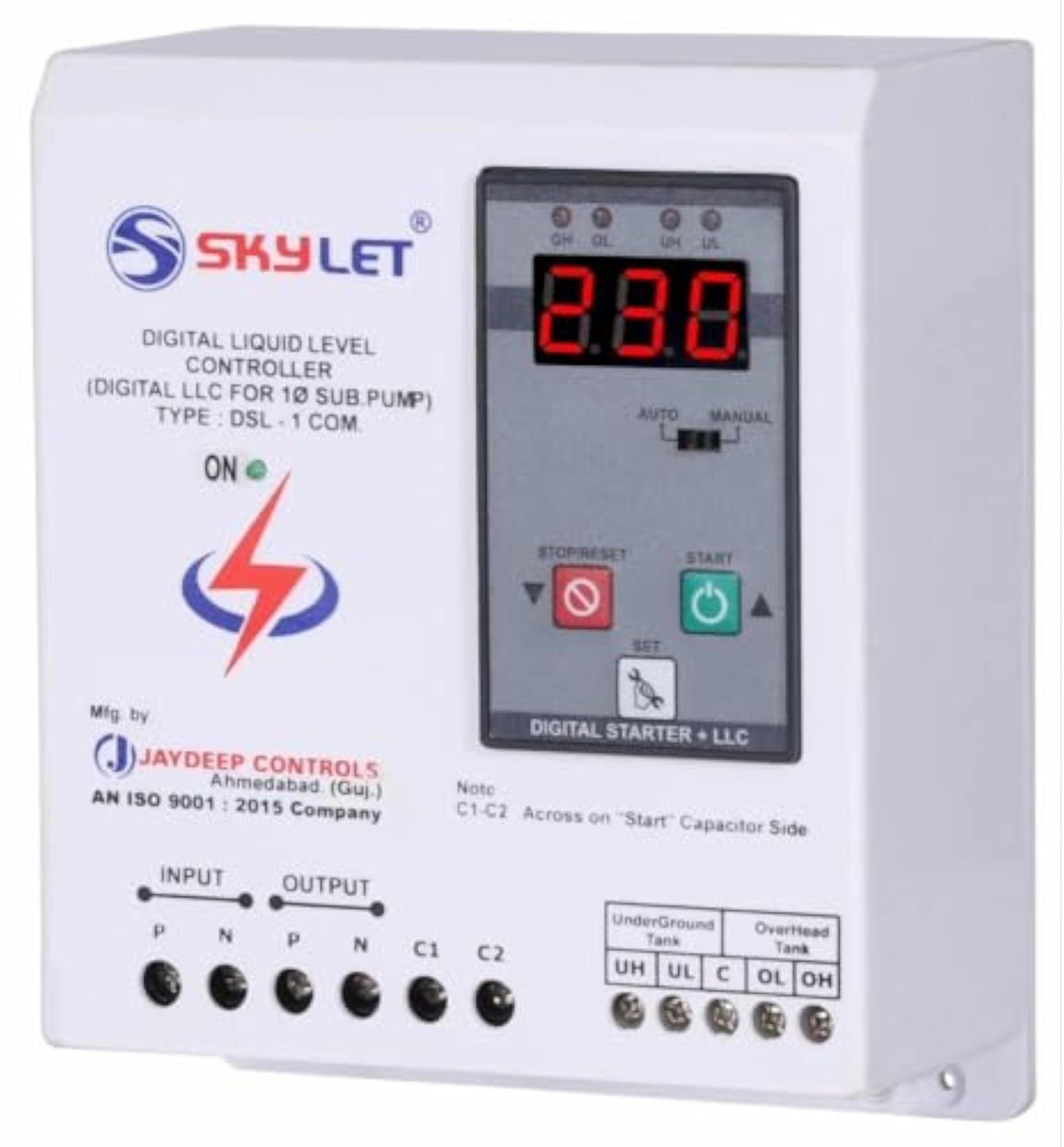 Digital Starter with Water Level Controller, 20A