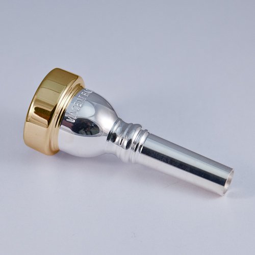 24K Gold Rim & Cup Bach Alto Horn Mouthpiece, 6